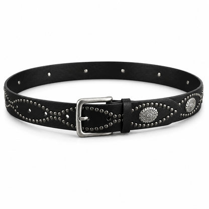 Snakeskin Punk Fashion Belt In Patent PU Leather With Alloy Pin Buckle