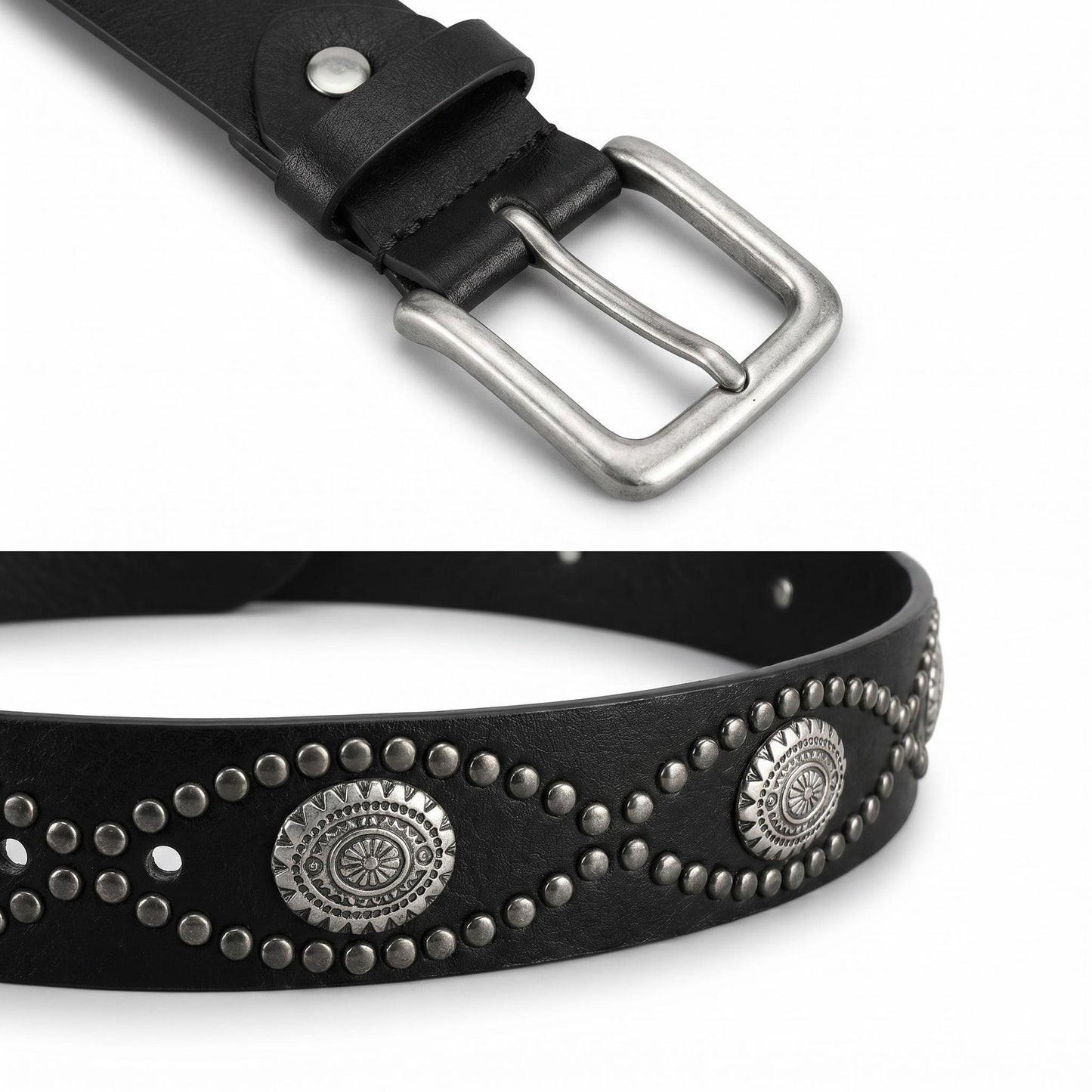 Snakeskin Punk Fashion Belt In Patent PU Leather With Alloy Pin Buckle