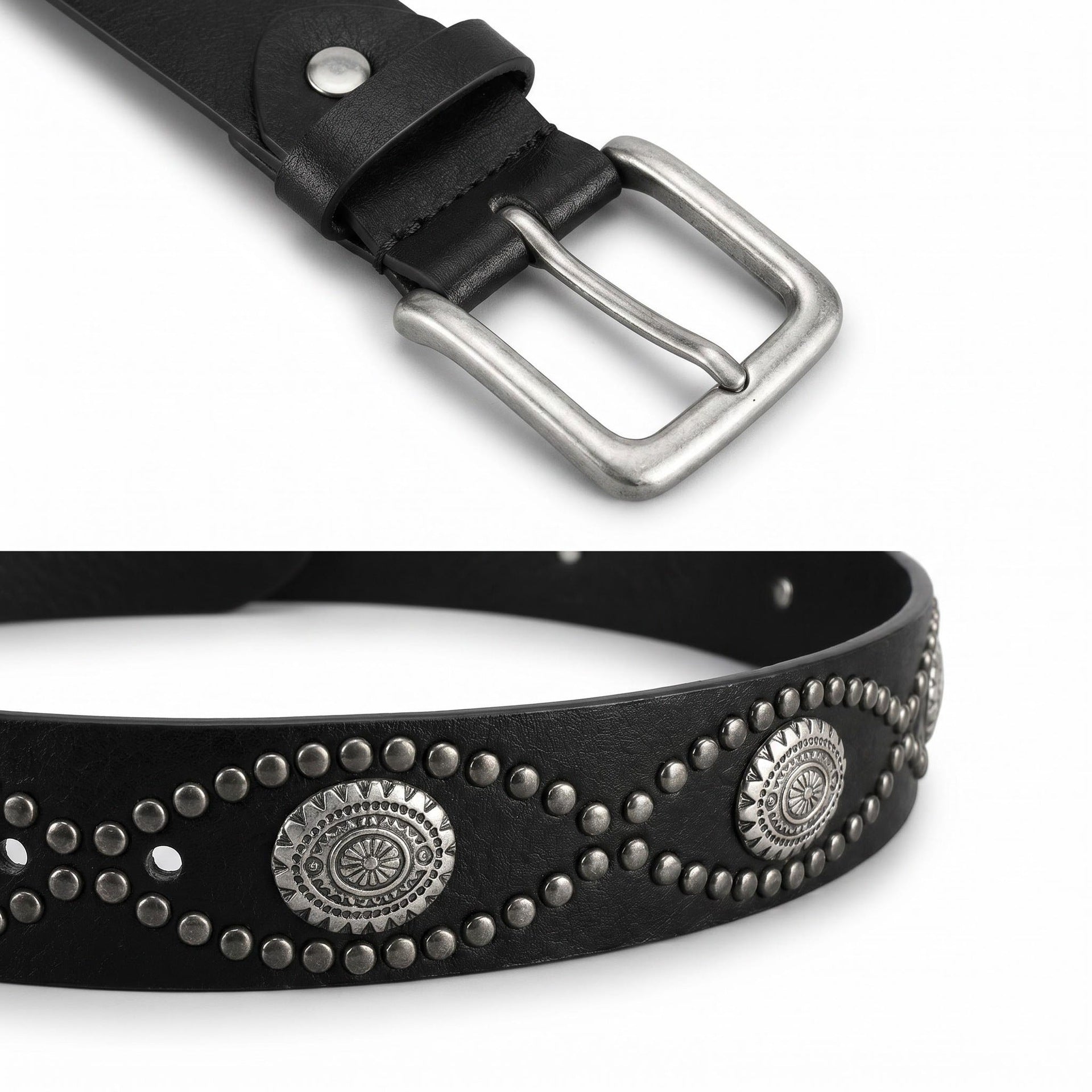 Snakeskin Punk Fashion Belt In Patent PU Leather With Alloy Pin Buckle