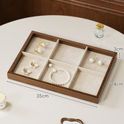 Walnut Wood Inner Compartment-6 Sections