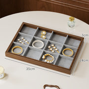 Walnut Wood Interior Gray-12 Grids