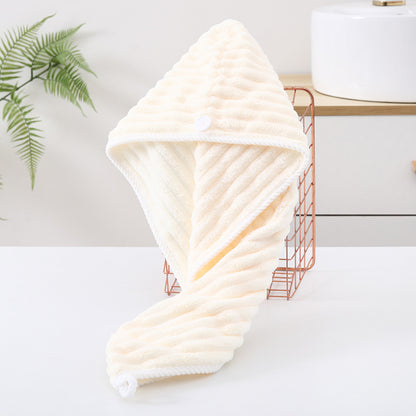 Household Coral Fleece Towels With Pineapple Pattern, Ideal For Drying Hair And Bath Use