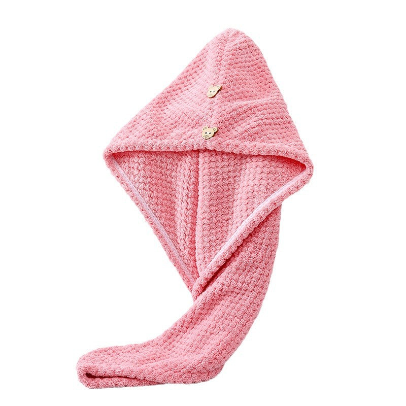 Household Coral Fleece Towels With Pineapple Pattern, Ideal For Drying Hair And Bath Use