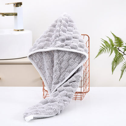 Household Coral Fleece Towels With Pineapple Pattern, Ideal For Drying Hair And Bath Use