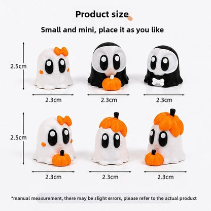 Halloween Plastic Ornaments Featuring Spooky Halloween Patterns For Festive Home Decor And Party Supplies