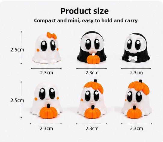 Halloween Plastic Ornaments Featuring Spooky Halloween Patterns For Festive Home Decor And Party Supplies