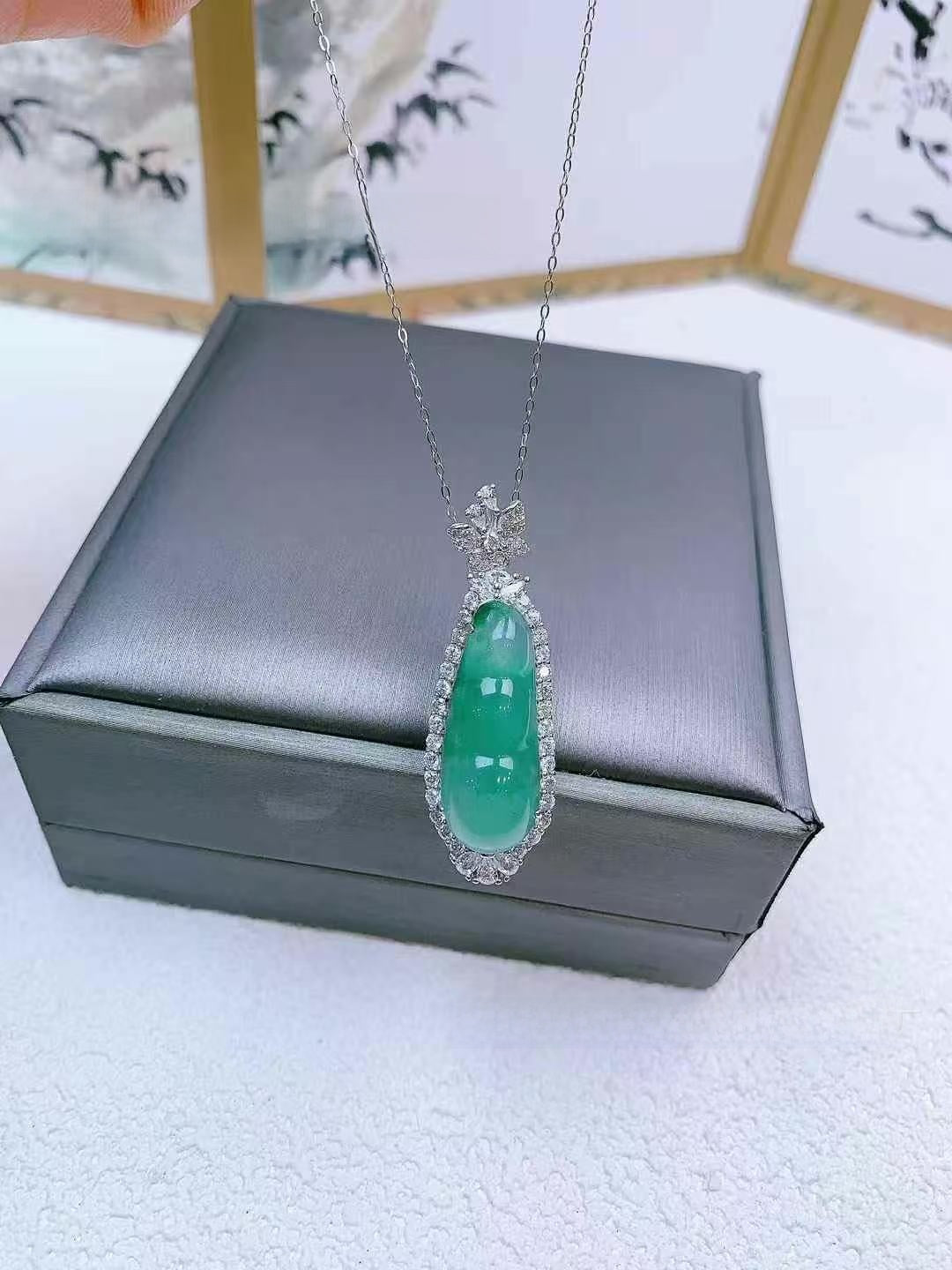 1 Piece Buddha Pendant Featuring Jade In 925 Sterling Silver With African Style Design