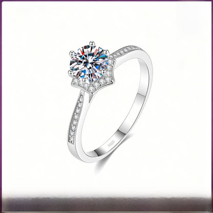 Simple Style 925 Sterling Silver Pendant With Moissanite Gem For Women, Perfect For Wedding In Spring And Summer
