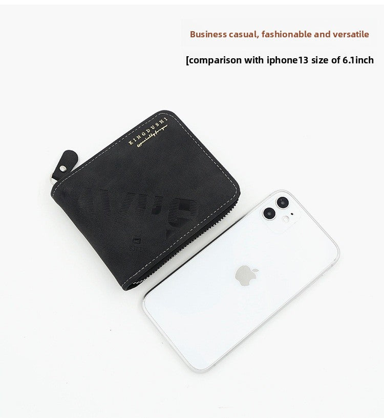 Men's PU Leather Card Holder With Chain Featuring Letter Pattern, Perfect For Summer