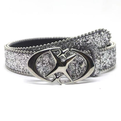 Women’s Genuine Leather Cross Belt With Alloy Snap Buckle, Stylish And Durable