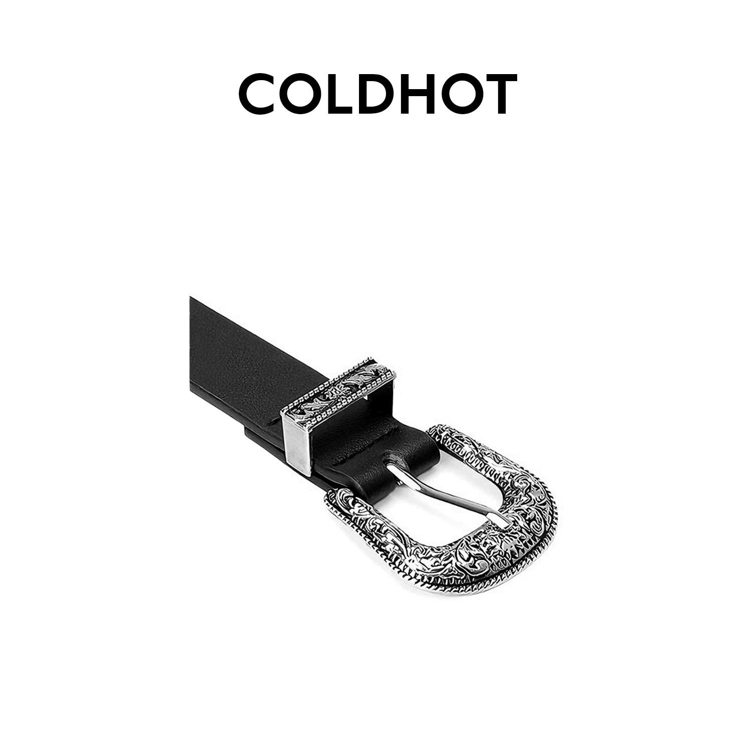 Retro Solid Color PU Leather Belt For Women With Zinc Alloy Pin Buckle