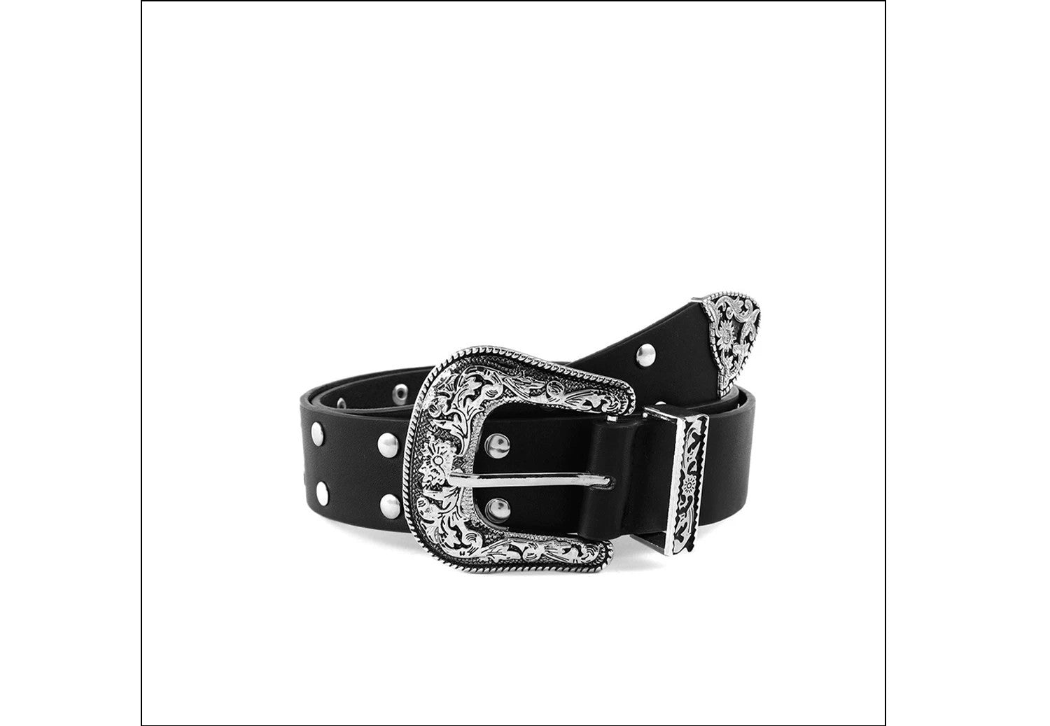 Retro Solid Color PU Leather Belt For Women With Zinc Alloy Pin Buckle
