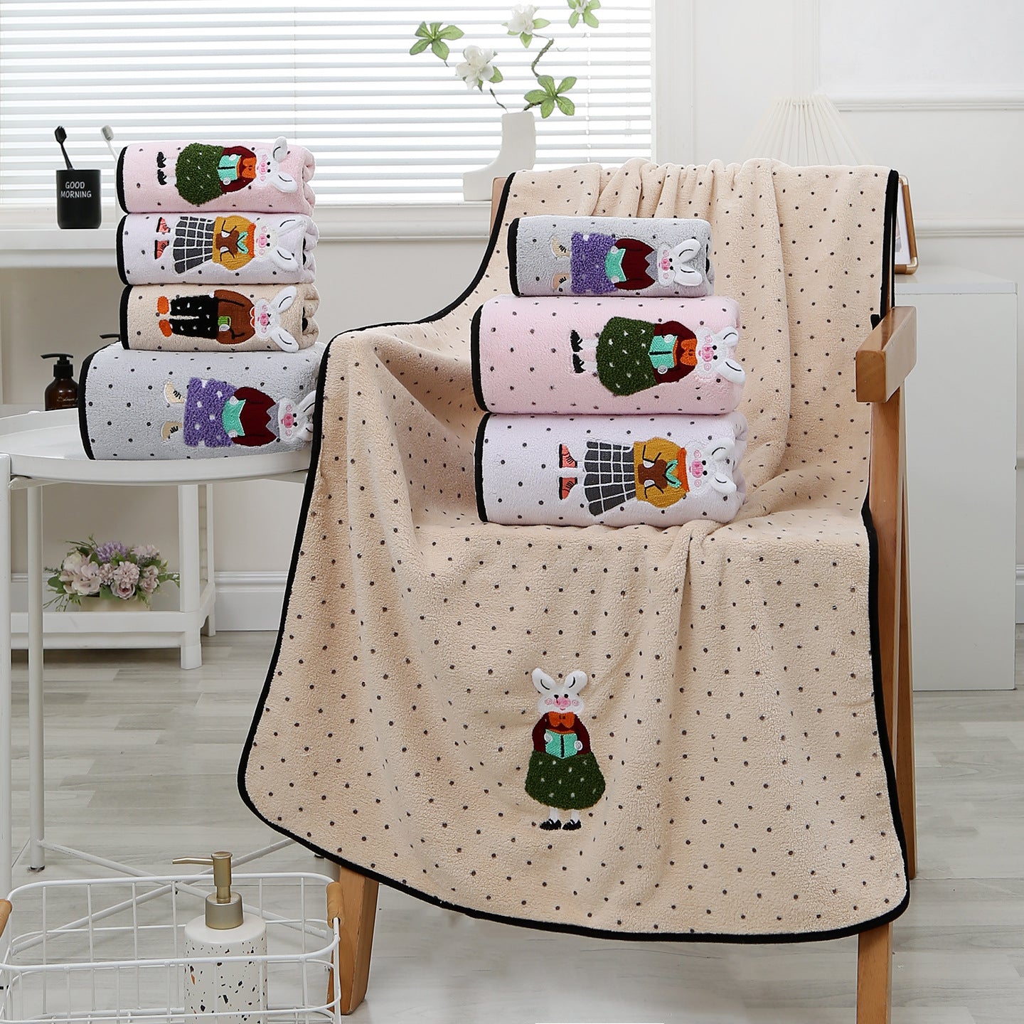 Soft And Absorbent Towels For Everyday Use, Available In Multiple Colors
