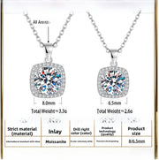 【D Color Moissanite 2 Carats】