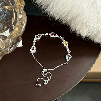 Luxurious Pearl Bracelet For Women With Copper Chain And Zircon Inlay Featuring Electroplated Gold Plating