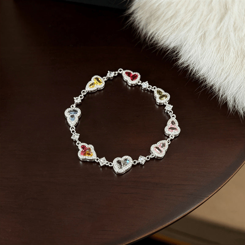 Luxurious Pearl Bracelet For Women With Copper Chain And Zircon Inlay Featuring Electroplated Gold Plating