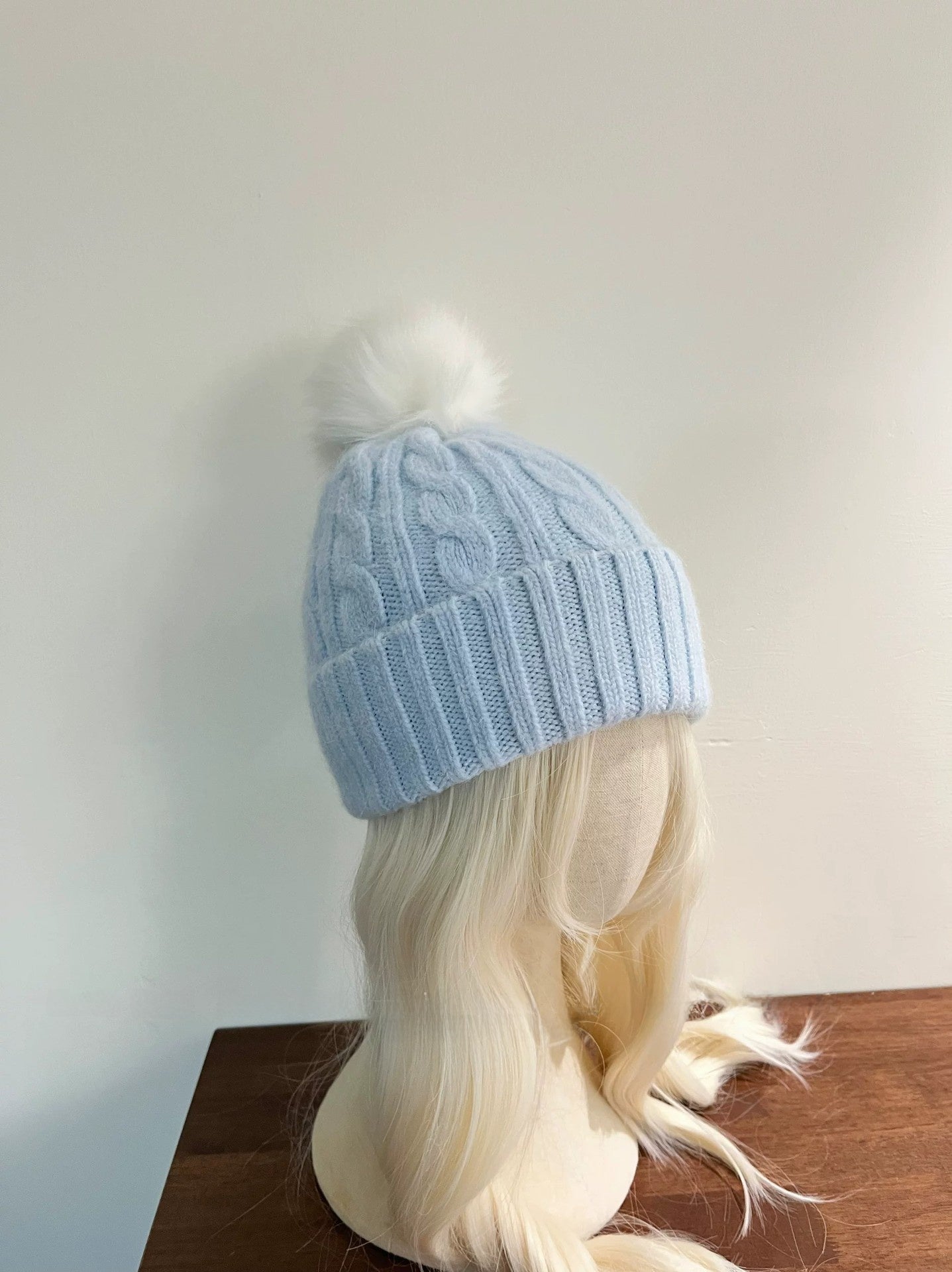 Warm Sweet Stripe Wool Cap Brimless Hat For Adults Featuring Cotton Material With Braid Craftsmanship