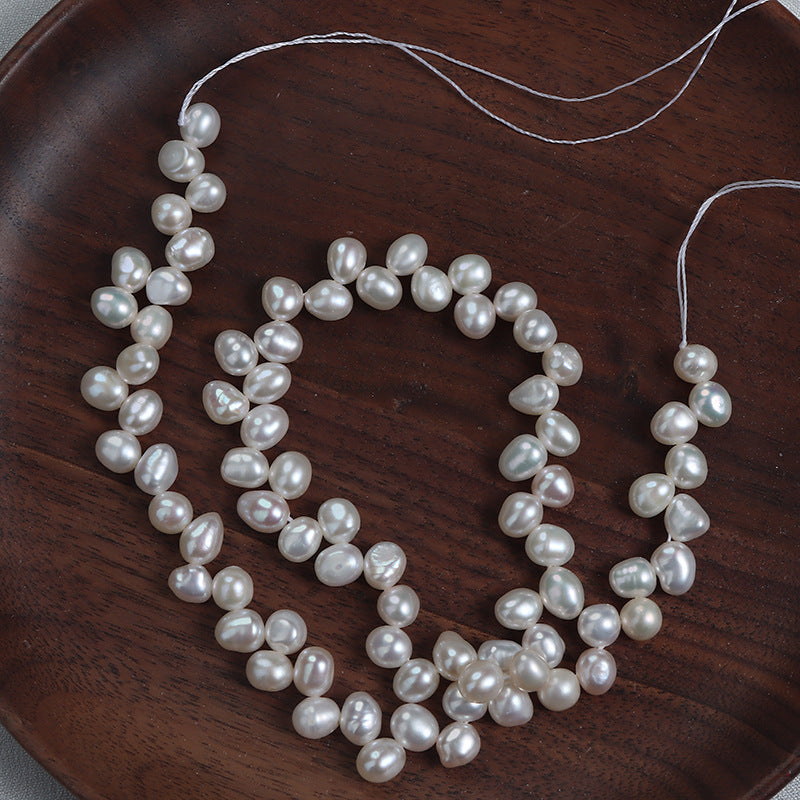 DIY Loose Freshwater Pearls With Natural White Color And 5-6mm Pearl Diameter For Crafting