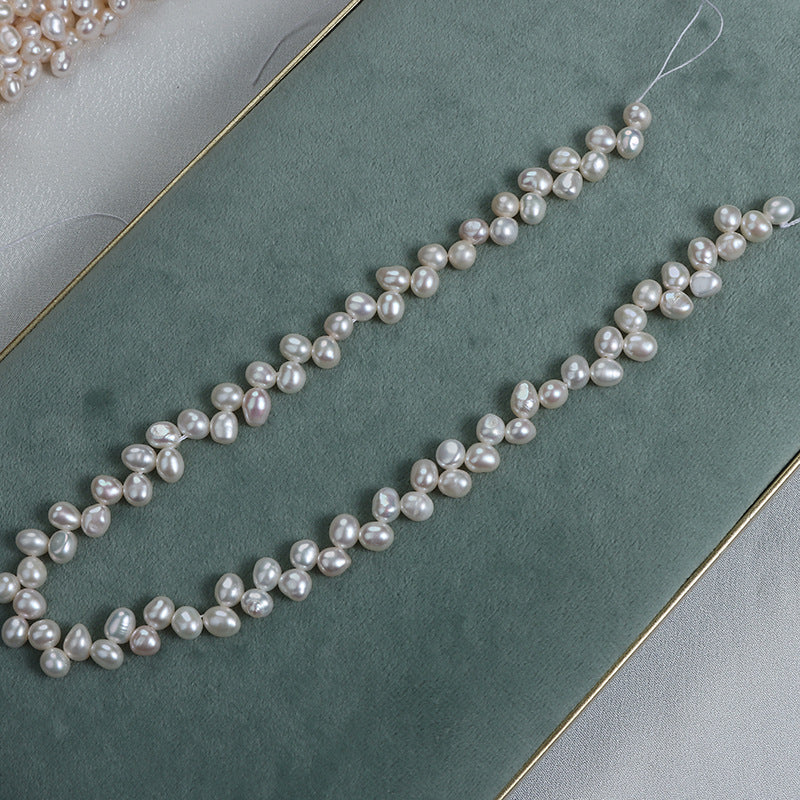 DIY Loose Freshwater Pearls With Natural White Color And 5-6mm Pearl Diameter For Crafting