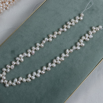 DIY Loose Freshwater Pearls With Natural White Color And 5-6mm Pearl Diameter For Crafting