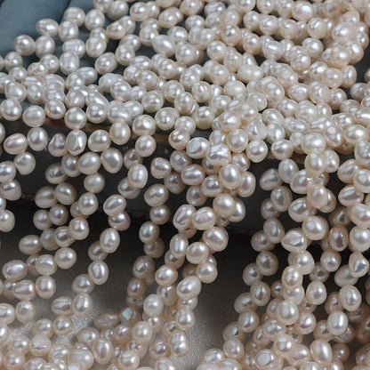 DIY Loose Freshwater Pearls With Natural White Color And 5-6mm Pearl Diameter For Crafting