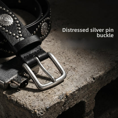 Snakeskin Punk Fashion Belt In Patent PU Leather With Alloy Pin Buckle