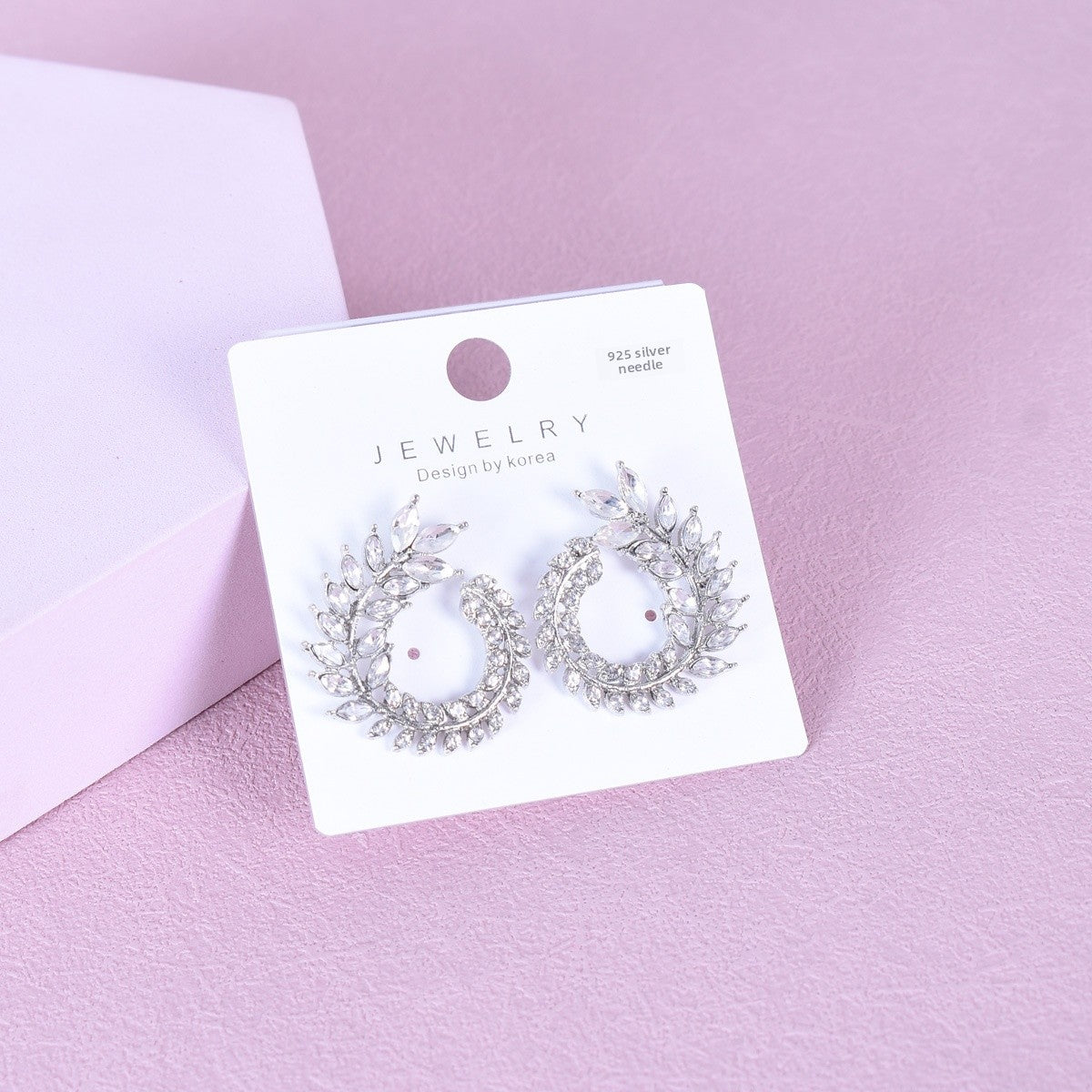Sweet Style Silver Alloy Earrings Featuring Elegant Design For Everyday Wear