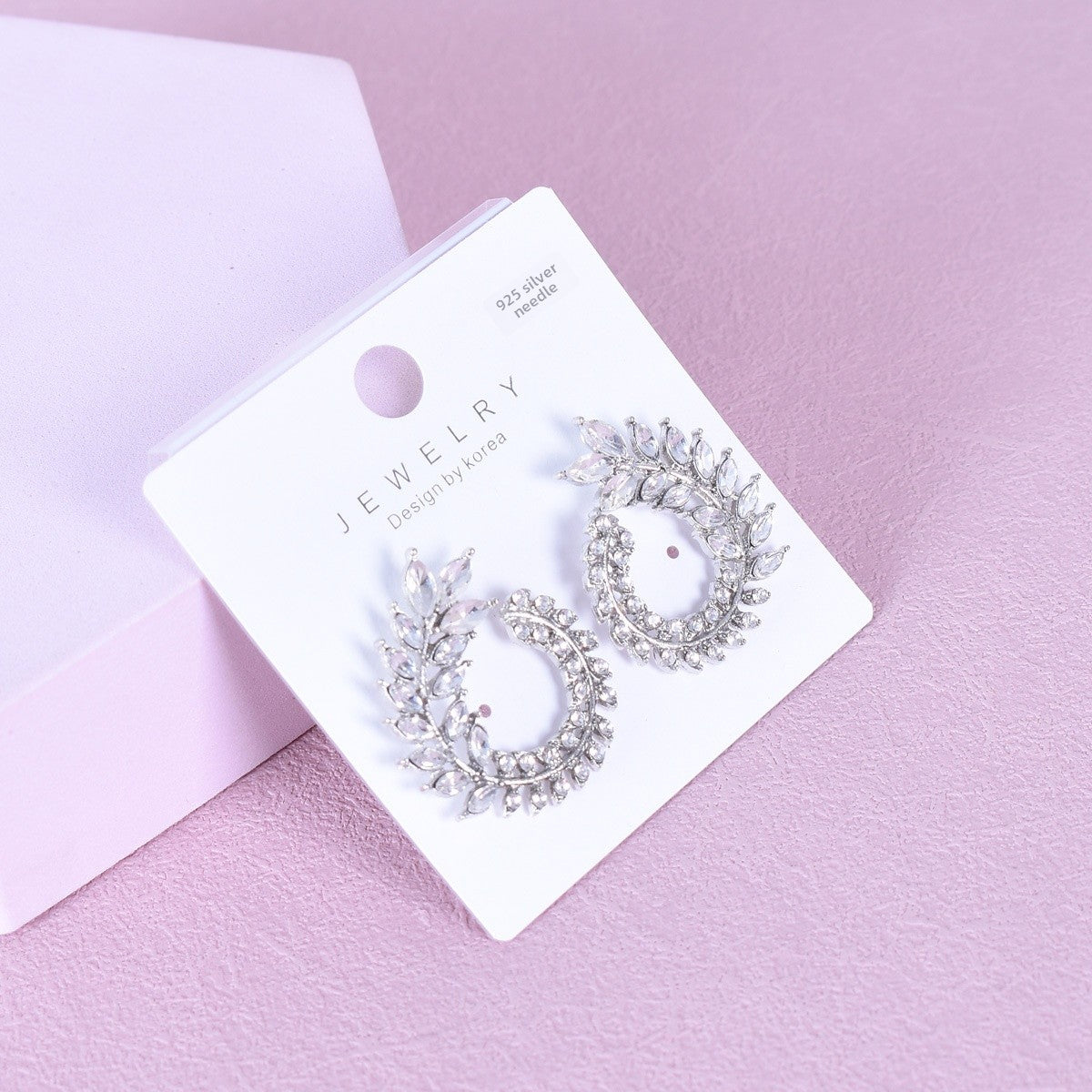 Sweet Style Silver Alloy Earrings Featuring Elegant Design For Everyday Wear