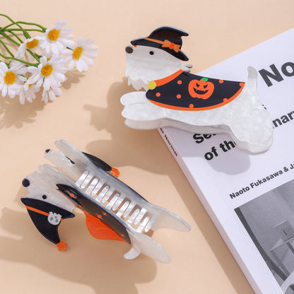 Funny Dog Hair Claws For Women Made Of Acrylic, Perfect Hairpin Accessory For Spring And Halloween