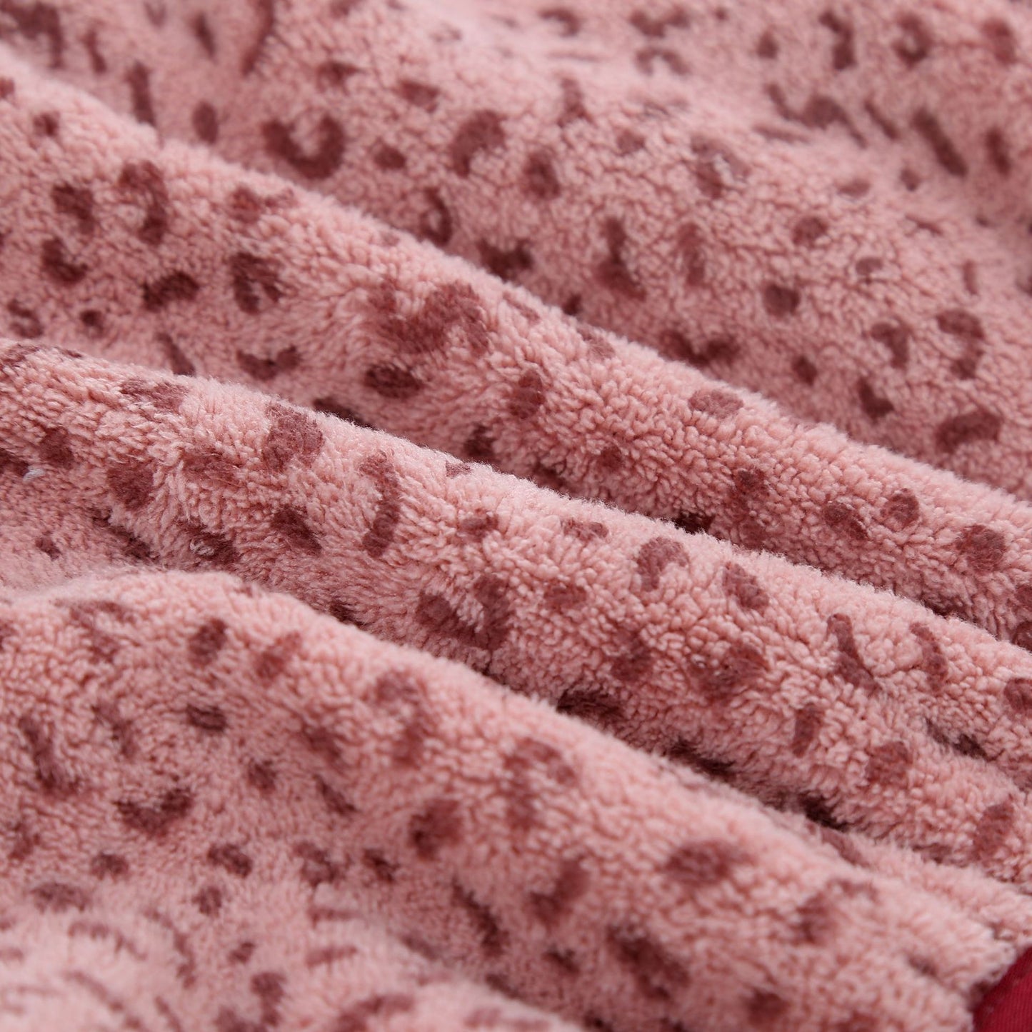 Cute Bear Pattern Coral Fleece Dry Hair Towel And Hair Cap For Quick Hair Drying