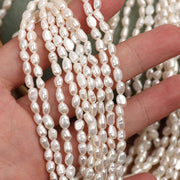 Natural Version I in White String about 36cm Long