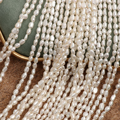 Natural White Freshwater Pearl DIY Loose Pearls With 4-5mm Diameter For Jewelry Making