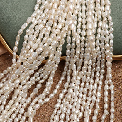 Natural White Freshwater Pearl DIY Loose Pearls With 4-5mm Diameter For Jewelry Making