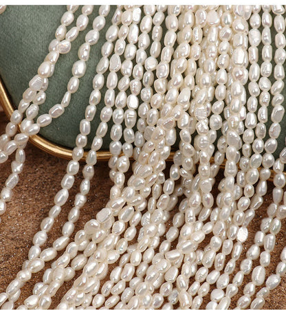 Natural White Freshwater Pearl DIY Loose Pearls With 4-5mm Diameter For Jewelry Making