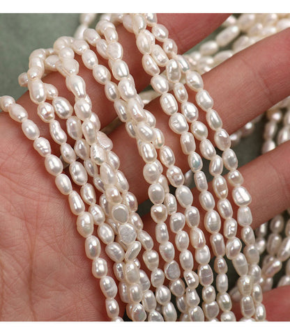 Natural White Freshwater Pearl DIY Loose Pearls With 4-5mm Diameter For Jewelry Making