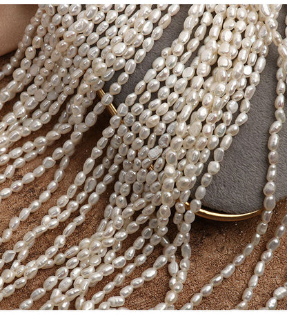 Natural White Freshwater Pearl DIY Loose Pearls With 4-5mm Diameter For Jewelry Making