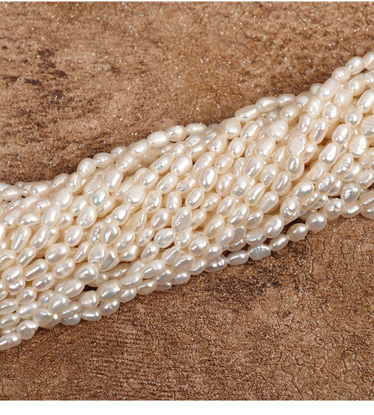 Natural White Freshwater Pearl DIY Loose Pearls With 4-5mm Diameter For Jewelry Making