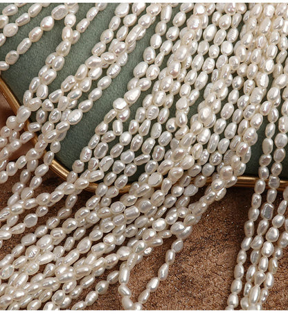 Natural White Freshwater Pearl DIY Loose Pearls With 4-5mm Diameter For Jewelry Making