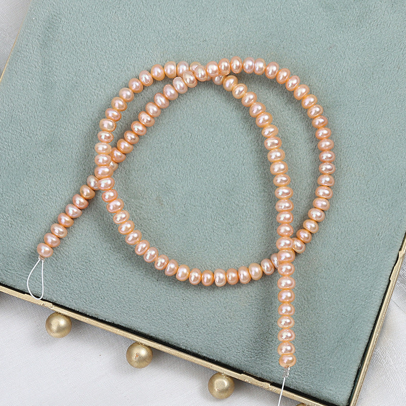 Natural Pink Freshwater Pearl DIY Loose Pearls With 4-5mm Pearl Diameter For Jewelry Making