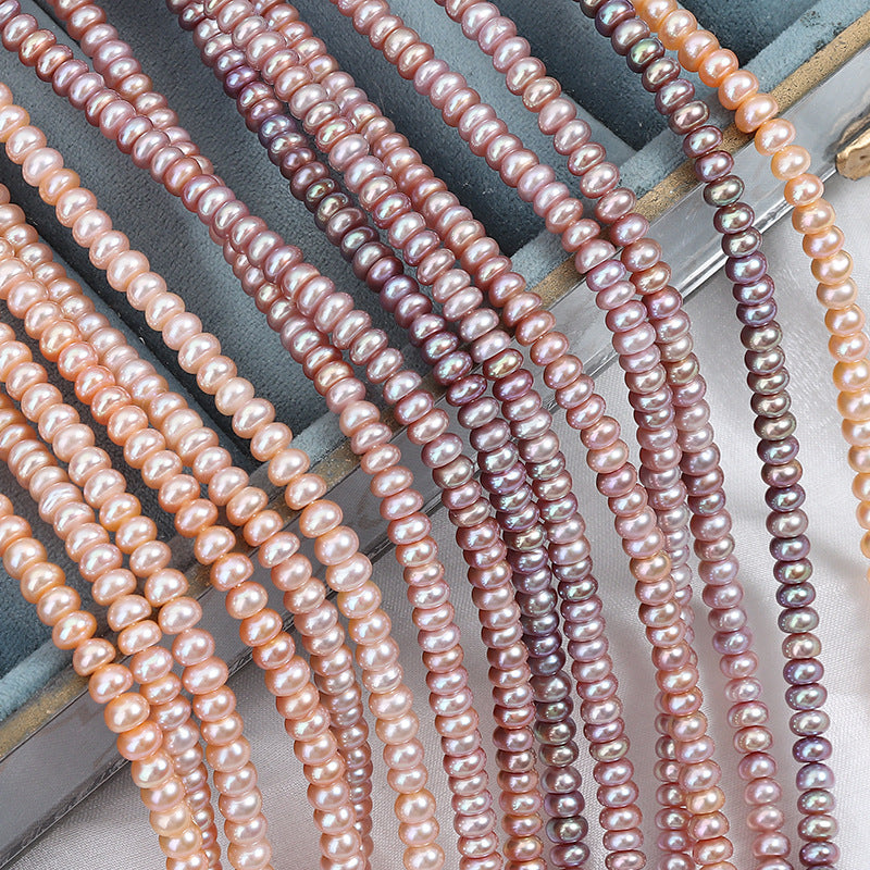 Natural Pink Freshwater Pearl DIY Loose Pearls With 4-5mm Pearl Diameter For Jewelry Making