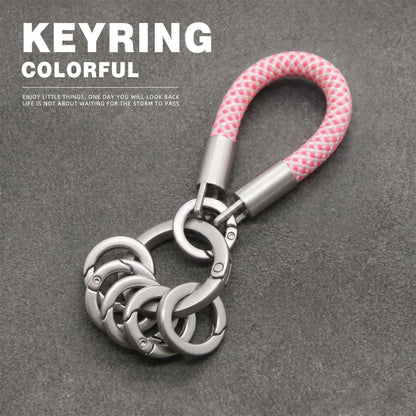 Dyed Black Key Chain Made Of Durable Zinc Alloy, Perfect Accessory For Keys And Bags