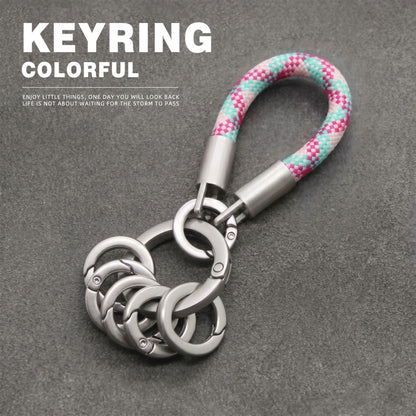 Dyed Black Key Chain Made Of Durable Zinc Alloy, Perfect Accessory For Keys And Bags