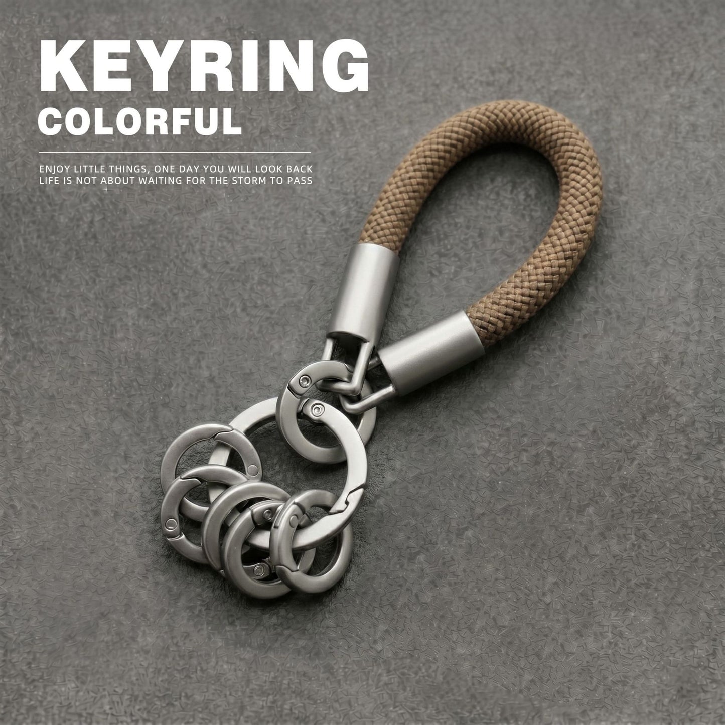 Dyed Black Key Chain Made Of Durable Zinc Alloy, Perfect Accessory For Keys And Bags