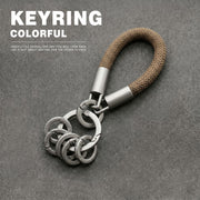 Brown Ring Cord - Five Rings