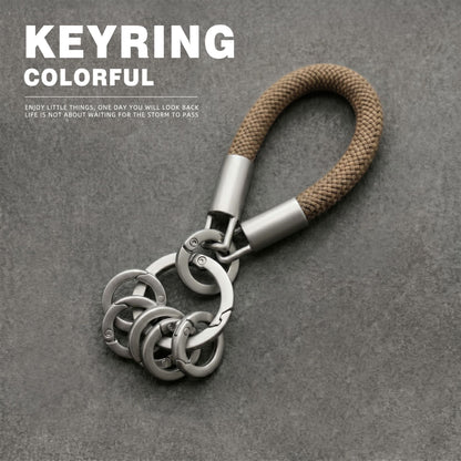 Dyed Black Key Chain Made Of Durable Zinc Alloy, Perfect Accessory For Keys And Bags