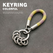 Yellow-purple Ring Cord - Five Rings