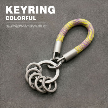 Dyed Black Key Chain Made Of Durable Zinc Alloy, Perfect Accessory For Keys And Bags