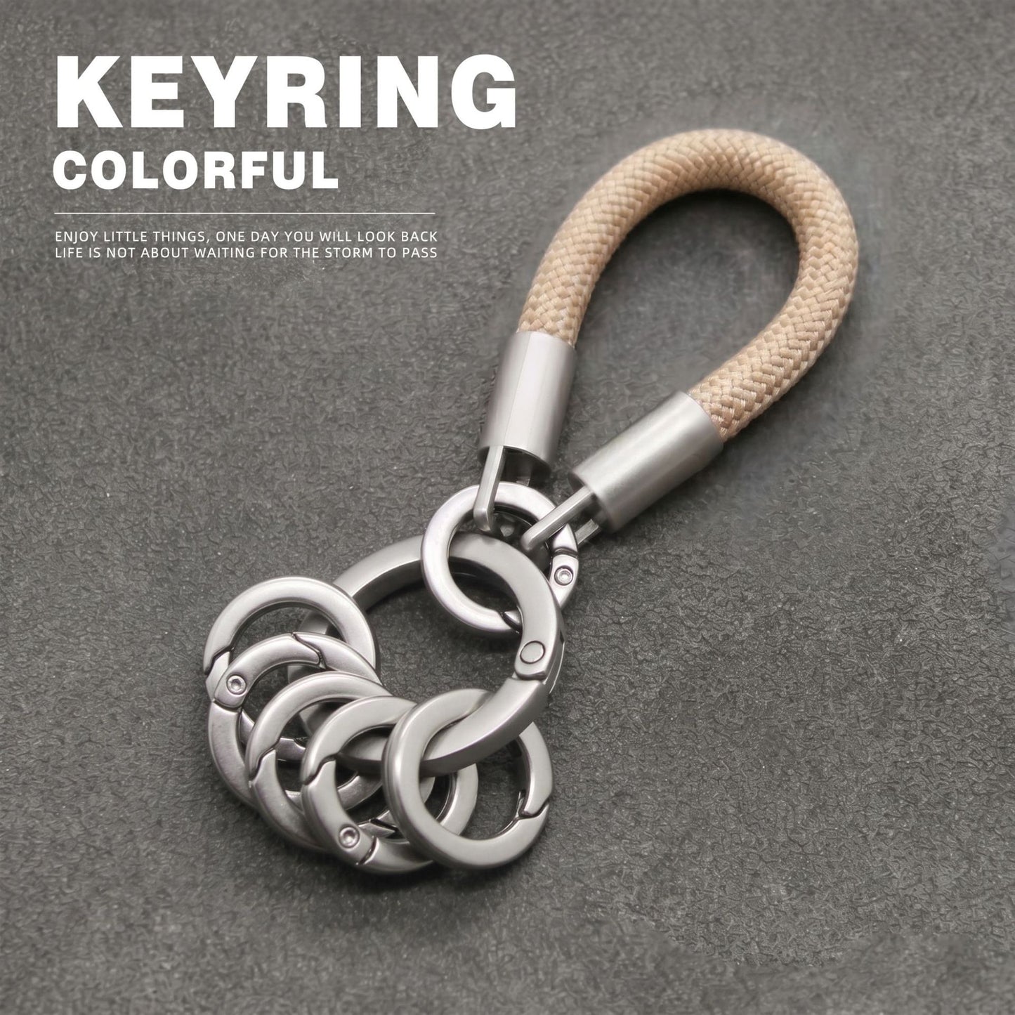 Dyed Black Key Chain Made Of Durable Zinc Alloy, Perfect Accessory For Keys And Bags