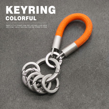 Dyed Black Key Chain Made Of Durable Zinc Alloy, Perfect Accessory For Keys And Bags