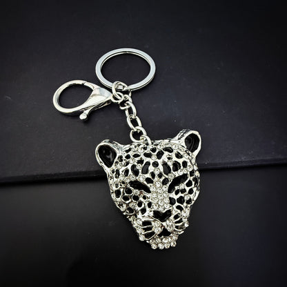 Animal Bag Charm Key Chain Featuring Rhinestones In Durable Zinc Alloy